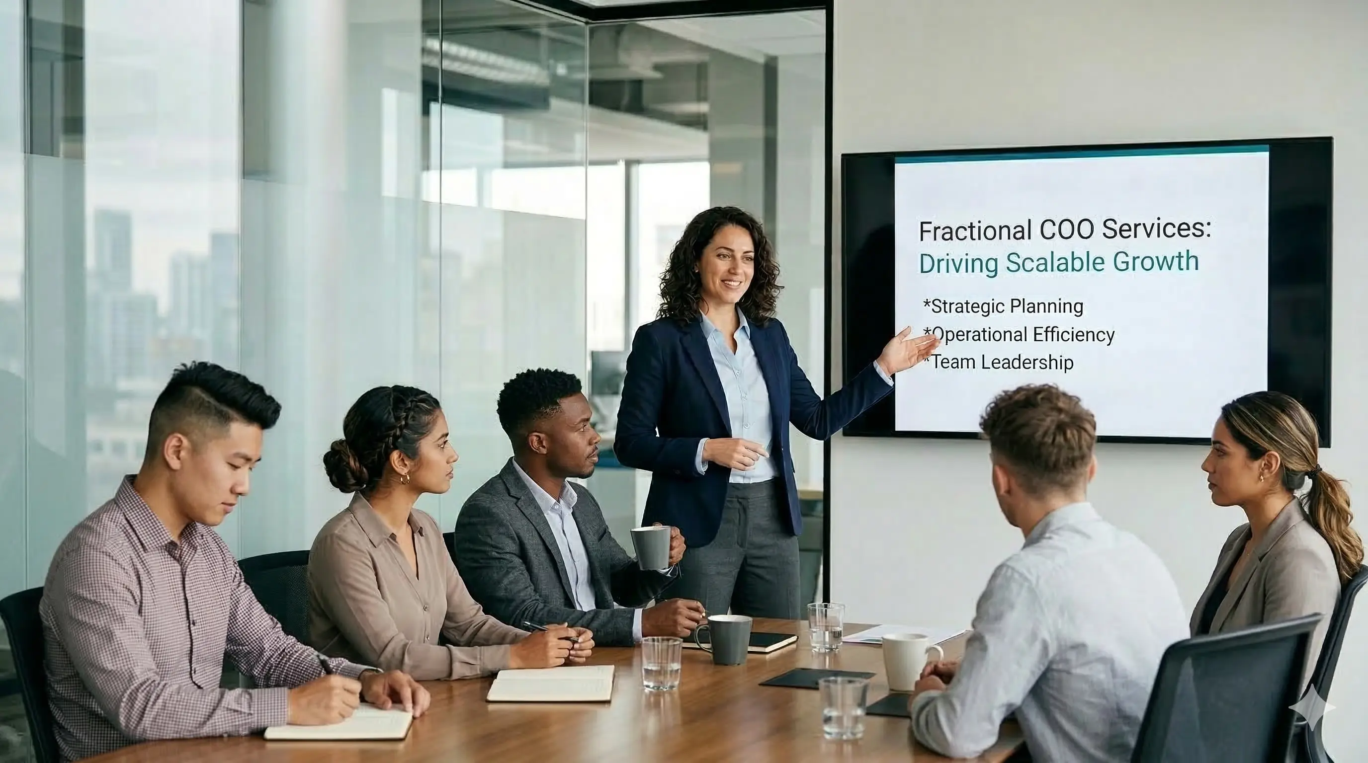 Professional consulting meeting